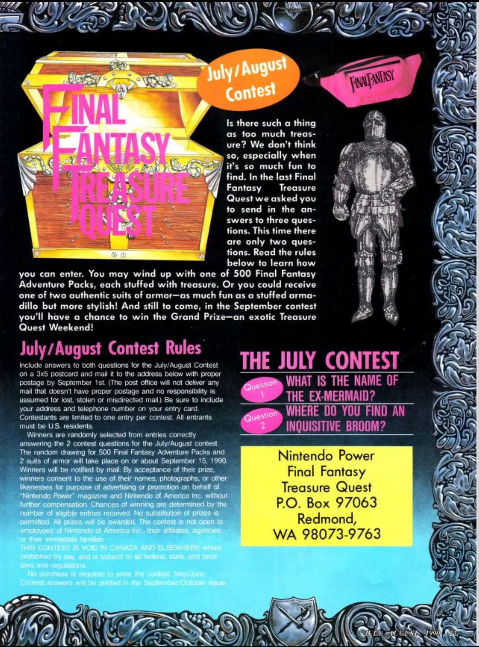 Nintendo Power July 1990
